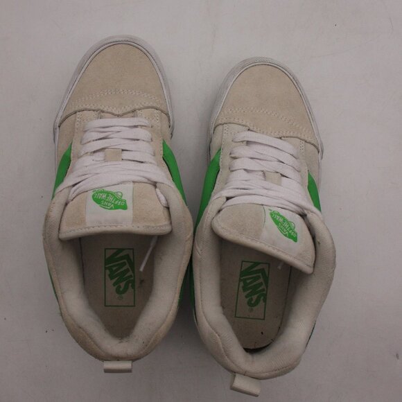 Vans Knu Stack Women's 8 Men's 6.5 Casual Platform Festival Sneakers Gray Green - Picture 9 of 10